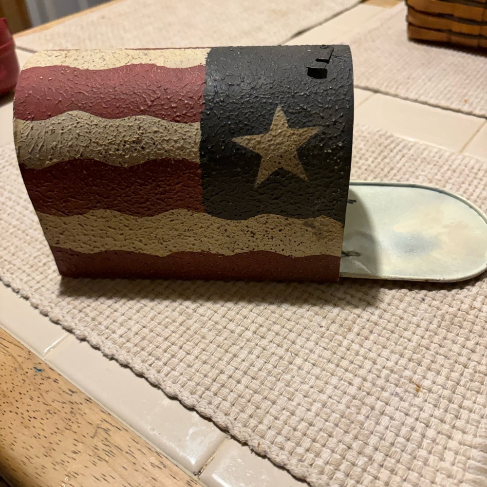 Patriotic Star Mailbox Accent